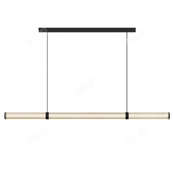 DALI Dimmable Suspended Decorative Light 3D model image 2