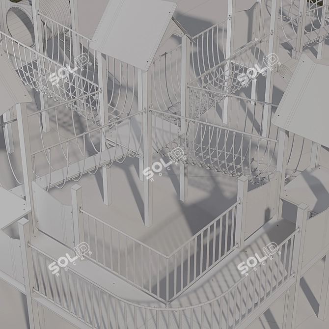 Children's Playground 3D Model 3D model image 6