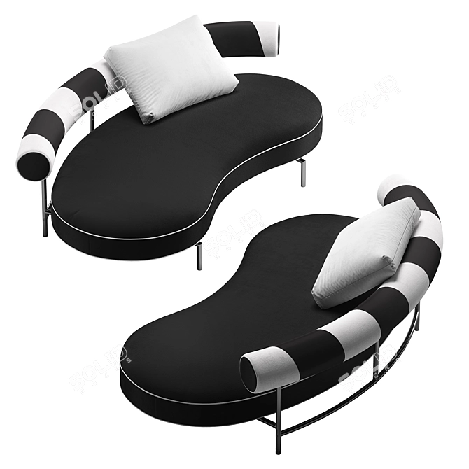 Flexform Supermax Sofa 3D model image 2