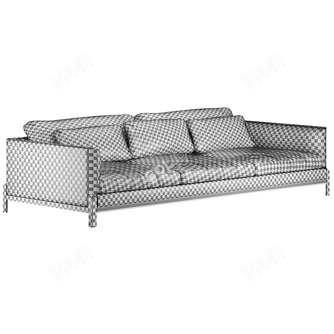 Italian Modern Sofa Set 3D model image 3