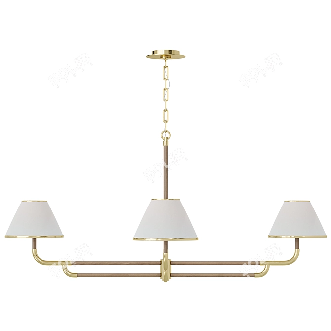 Rigby Grande Chandelier by Visual Comfort 3D model image 4