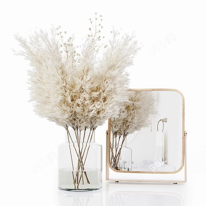 Luxury Bathroom Towel Set Modern 3D model image 3