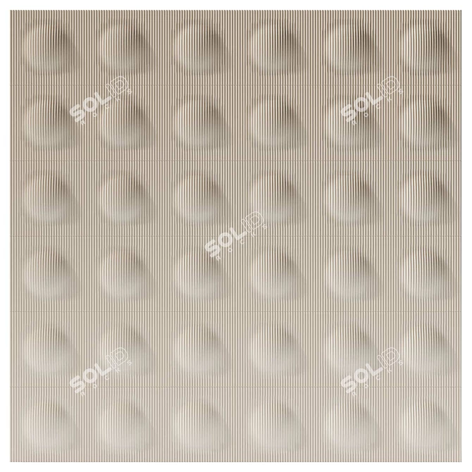 Decorative Wall Panel Tile 3D model image 1