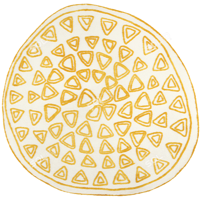 Naïf Triangle & Crown Carpet Duo 3D model image 6