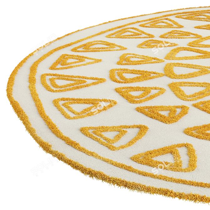 Naïf Triangle & Crown Carpet Duo 3D model image 8
