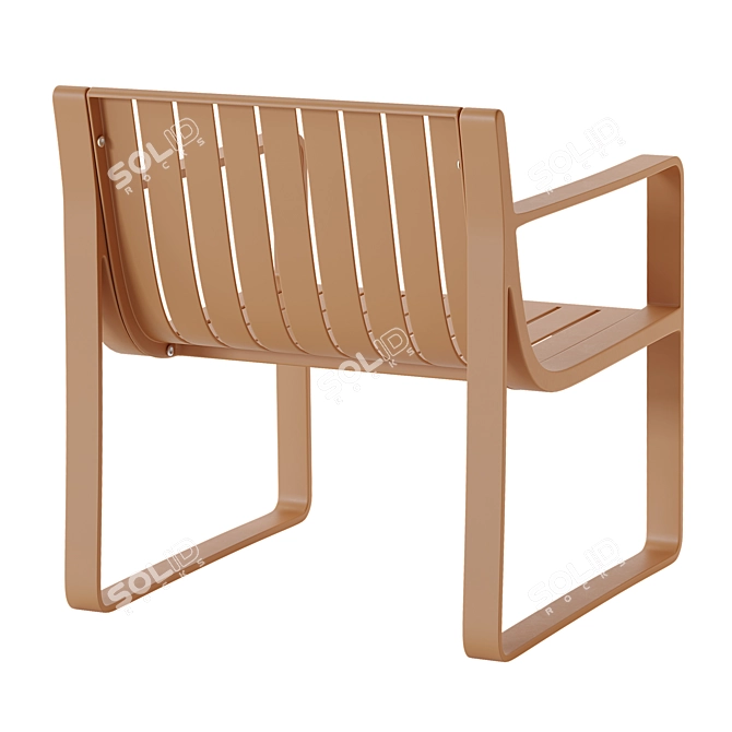 Vidut Chair - Recycled Plastic 3D model image 2