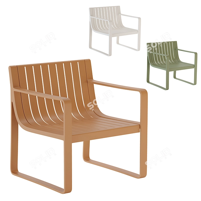 Vidut Chair - Recycled Plastic 3D model image 8