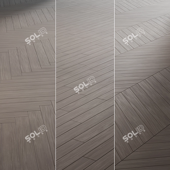 Modular Parquet Board Assortment 3D model image 2