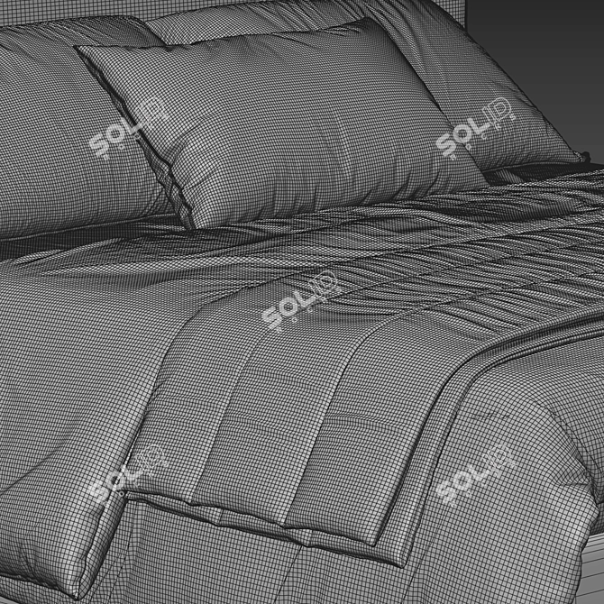 Modern Joquer Ivy Bed 3D 3D model image 3