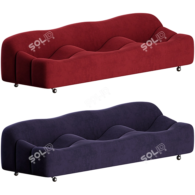 Artifort ABC Sofa, 3 Seater 3D model image 1