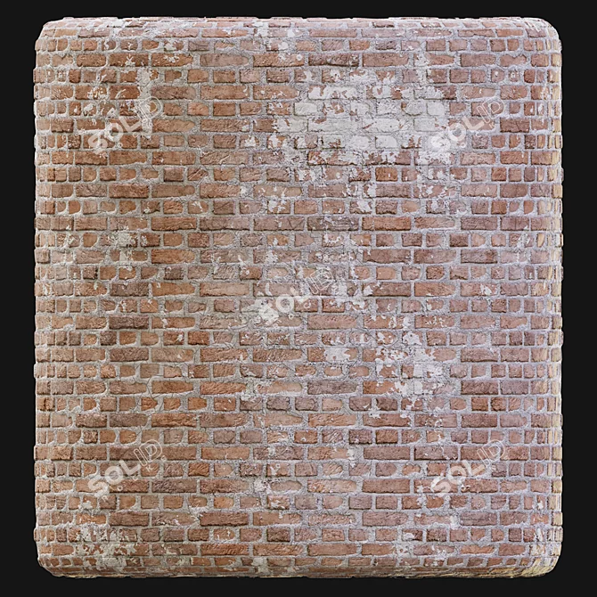 PBR Seamless Brick Texture Pack 3D model image 2