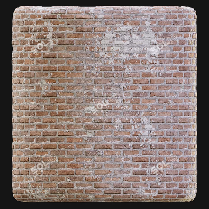 PBR Seamless Brick Texture Pack 3D model image 3