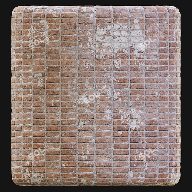 PBR Seamless Brick Texture Pack 3D model image 4