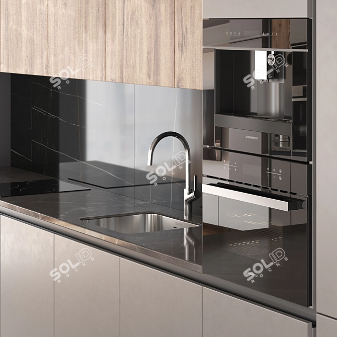 Linear Kitchen Maria Jazz 3D model image 2