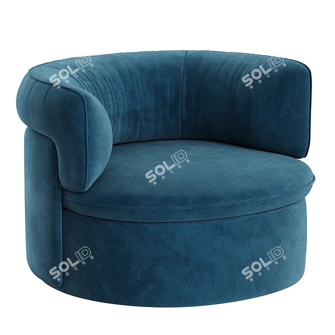 OKO Designer Armchair Designcrafted by LucidiPevere 3D model image 2