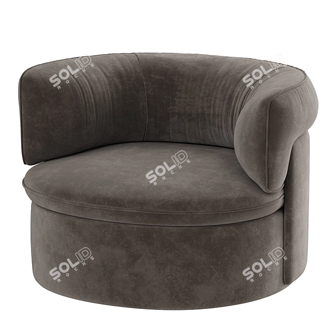 OKO Designer Armchair Designcrafted by LucidiPevere 3D model image 3