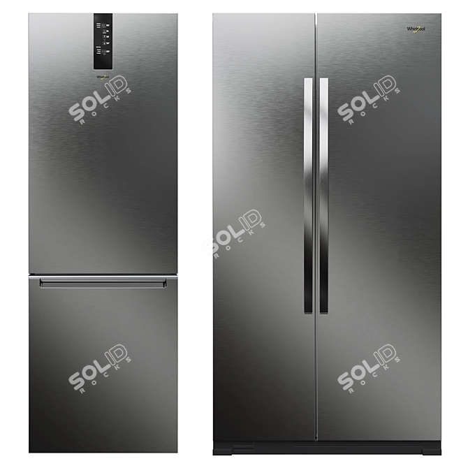 Whirlpool Refrigerator Duo, 3D Models 3D model image 1