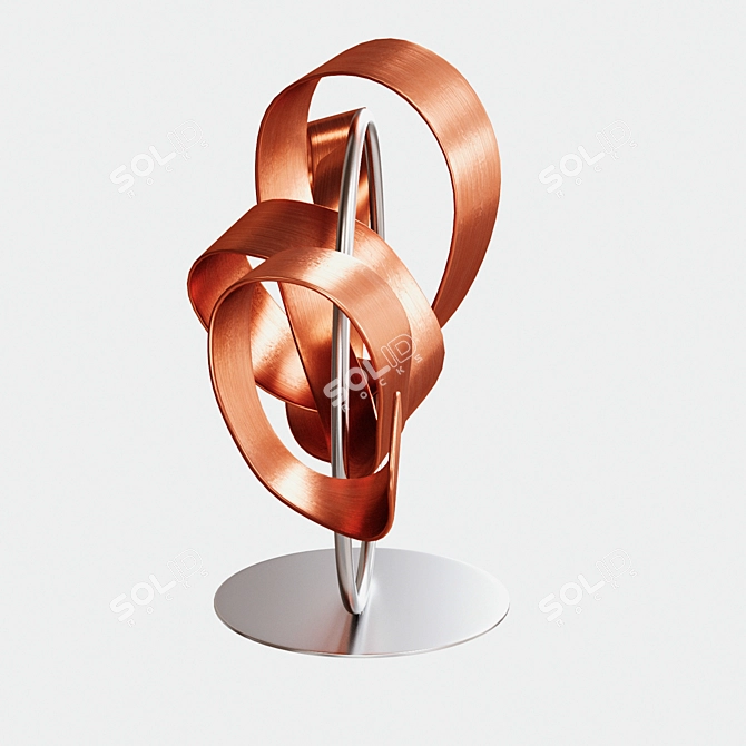 Modern Sculpture Art Piece 3D model image 3