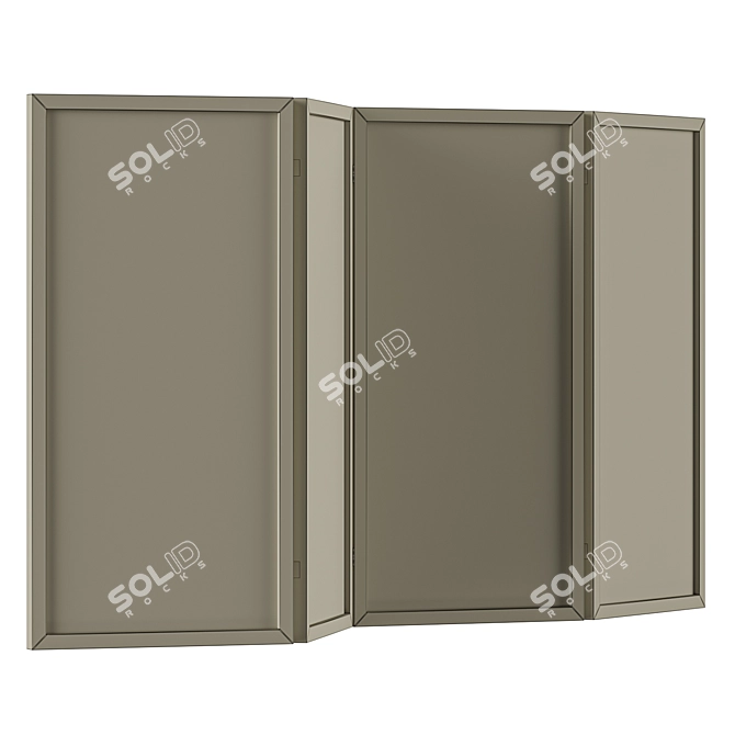 Artistic Hollywood Screen Divider 3D model image 6