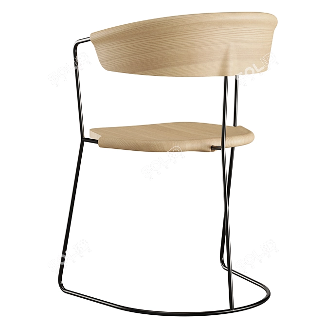 Mattiazzi UNCINO C Chair by Bouroullec 3D model image 4