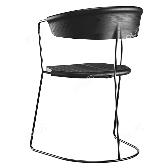 Mattiazzi UNCINO C Chair by Bouroullec 3D model image 5