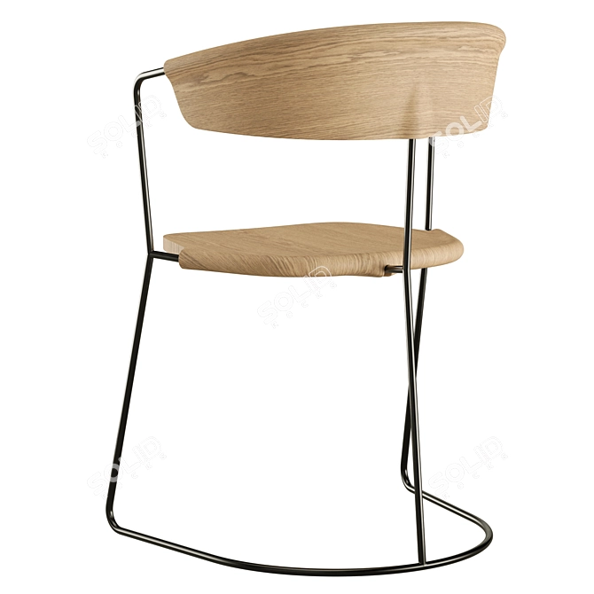 Mattiazzi UNCINO C Chair by Bouroullec 3D model image 13