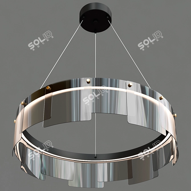 Modern Visual Comfort Chandelier by Sean Lavin 3D model image 2