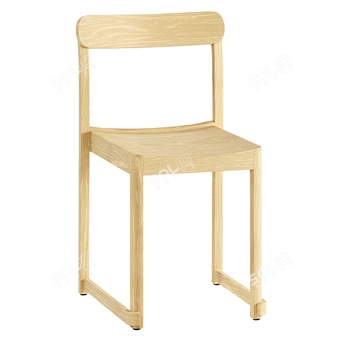 Artek TAF Studio Atelier Chair 3D model image 4