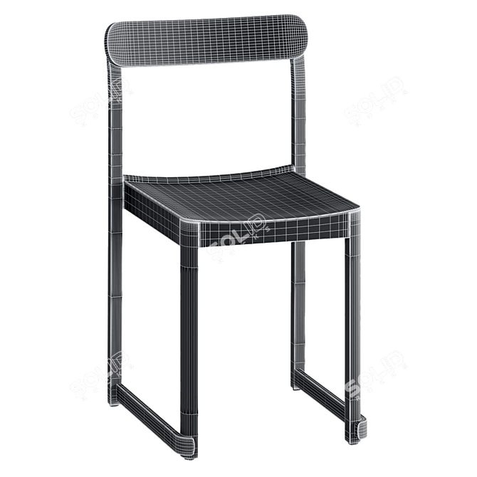 Artek TAF Studio Atelier Chair 3D model image 13