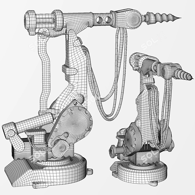 Rozum Pulse-10 Robot Manipulator 3D model image 3