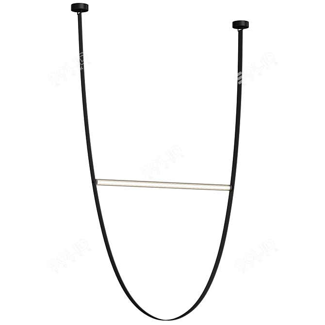 Sleek Wireline Lighting Collection 3D model image 5