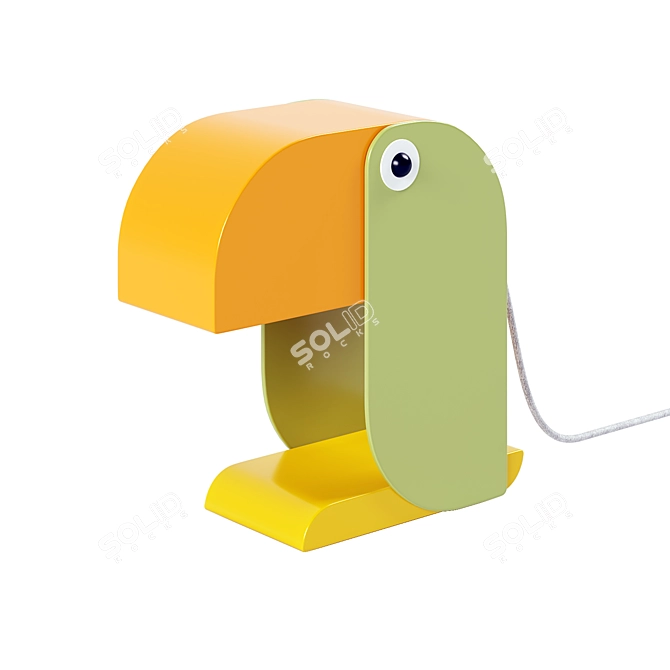 Tropical Toucan Table Lamp 3D model image 1