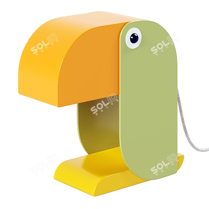 Tropical Toucan Table Lamp 3D model image 5