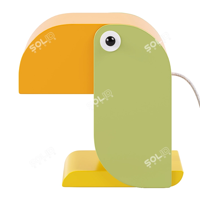 Tropical Toucan Table Lamp 3D model image 6