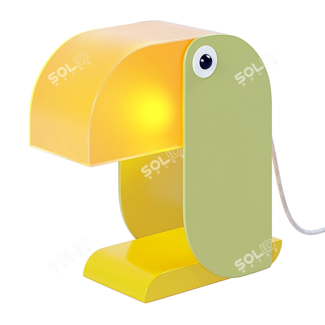 Tropical Toucan Table Lamp 3D model image 7