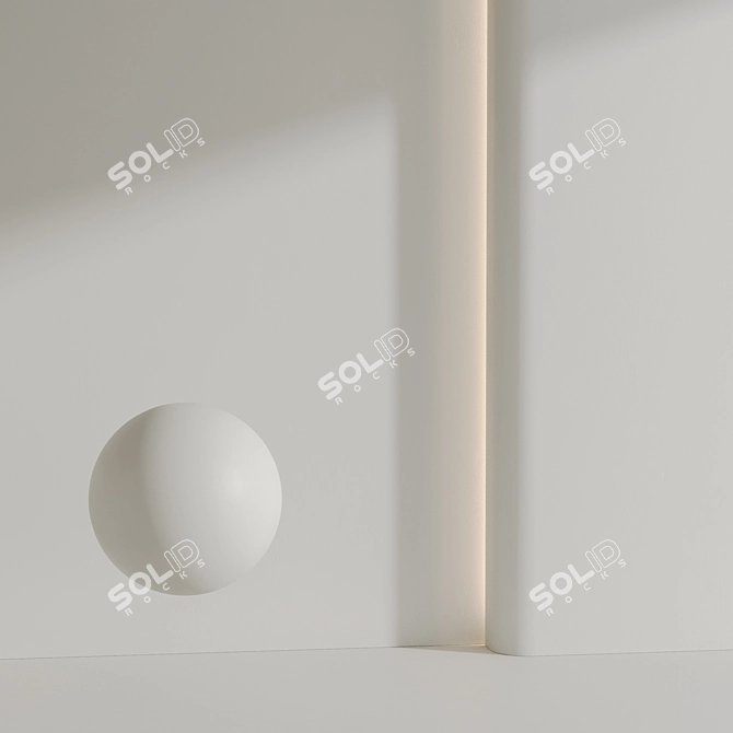 Modern Matte Wall Paint 003 3D model image 3