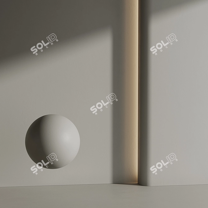 Modern Matte Wall Paint 003 3D model image 4