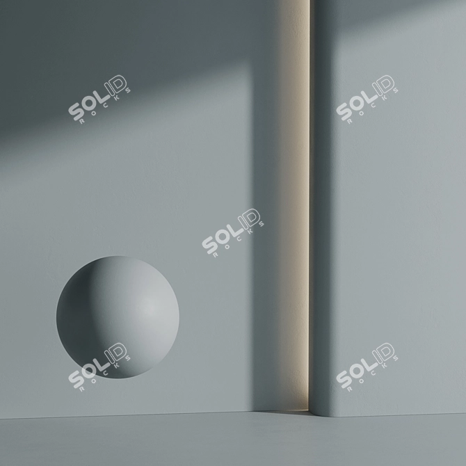 Modern Matte Wall Paint 003 3D model image 5