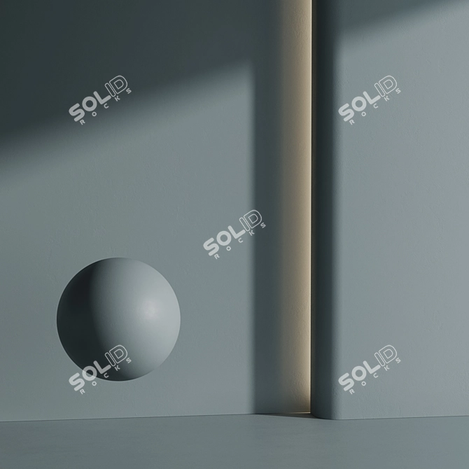 Modern Matte Wall Paint 003 3D model image 6