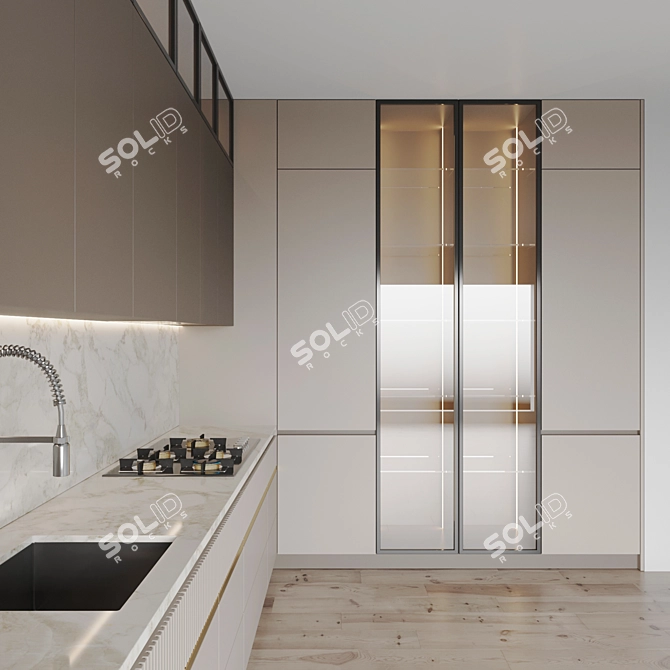 Modern Kitchen 3D Models Pack 3D model image 4