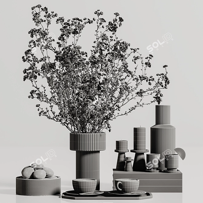 Decorative Set 132: Elegant 3D Models 3D model image 8