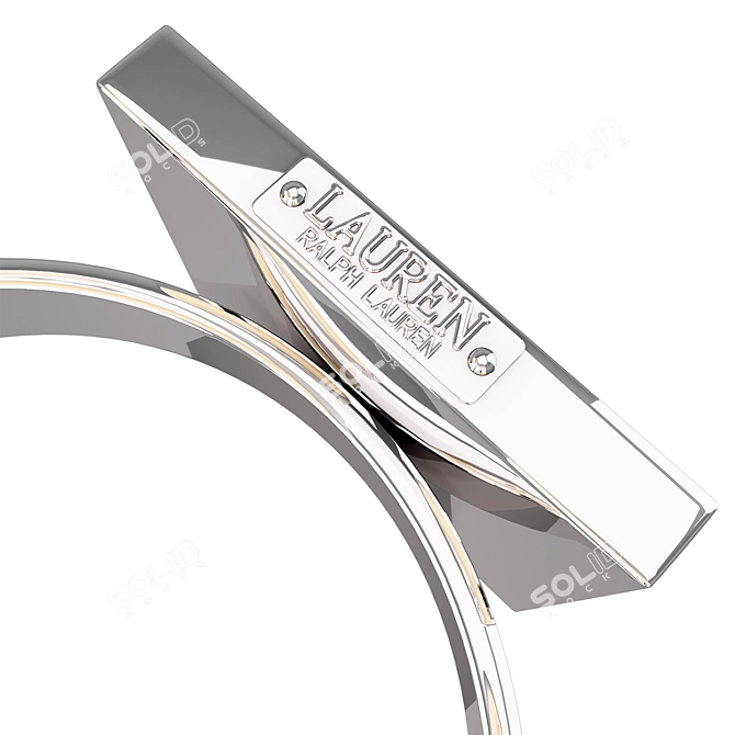 Translated Description: Lauren Home's коврик  Katie wall sconce combines equestrian style with metal accents in a choice of finishes. 3D model image 11