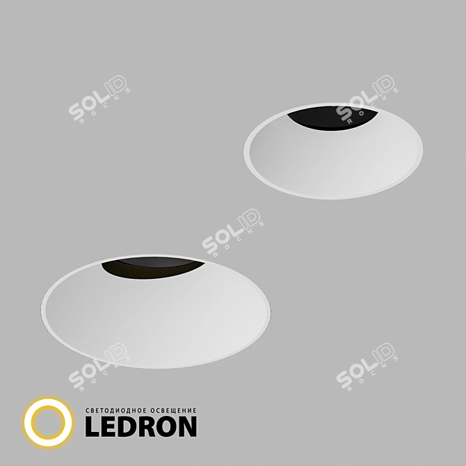 LEDron White Zigbee Smart Lights 3D model image 1