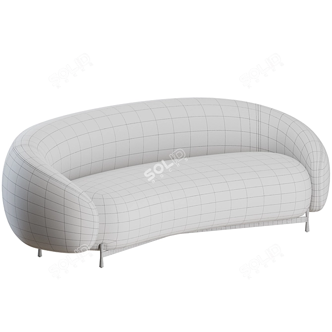 Studio Cloud Sofa Modern Design 3D model image 3