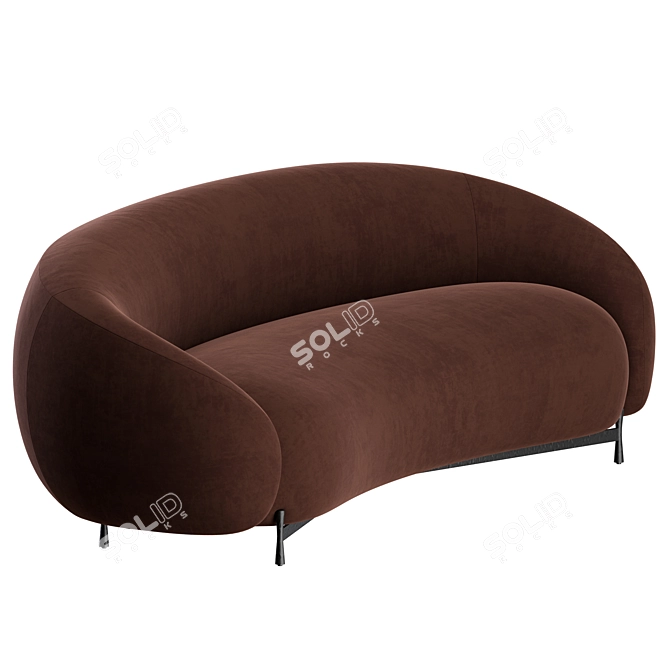 Studio Cloud Sofa Modern Design 3D model image 5