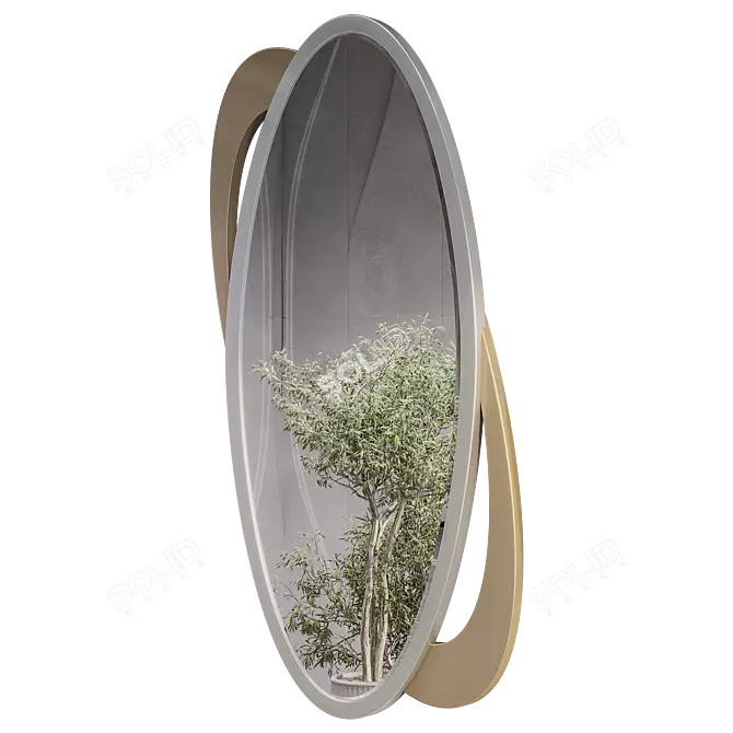 Reflective Mirror Set | Contemporary Design 3D model image 4