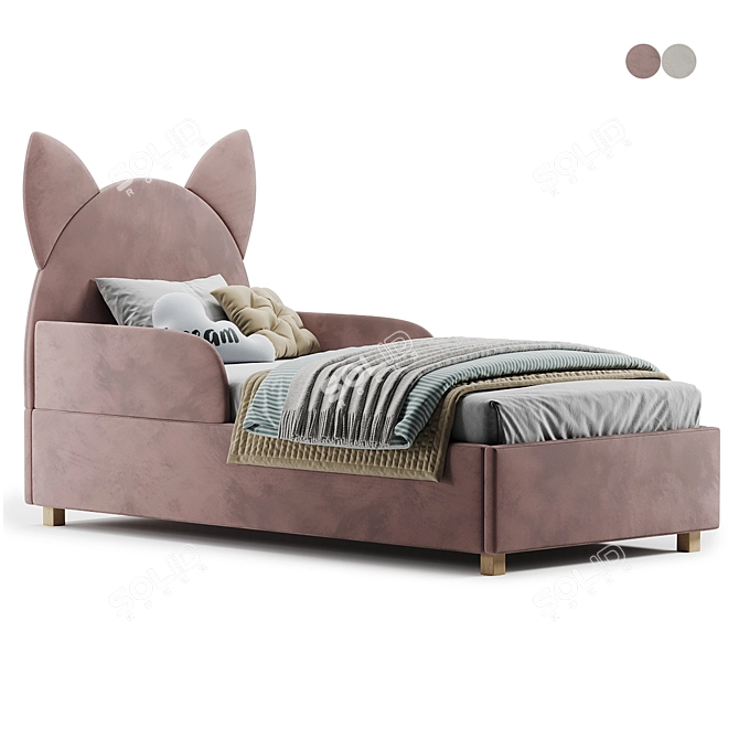 Sleek Meri Bed Frame 2017 3D model image 1