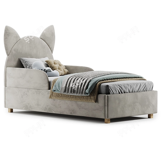 Sleek Meri Bed Frame 2017 3D model image 2