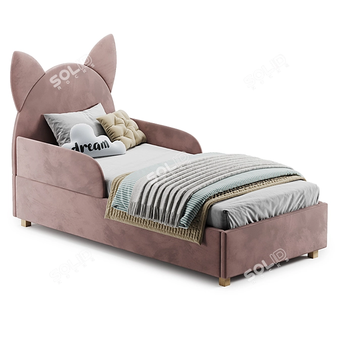 Sleek Meri Bed Frame 2017 3D model image 4