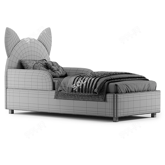 Sleek Meri Bed Frame 2017 3D model image 6